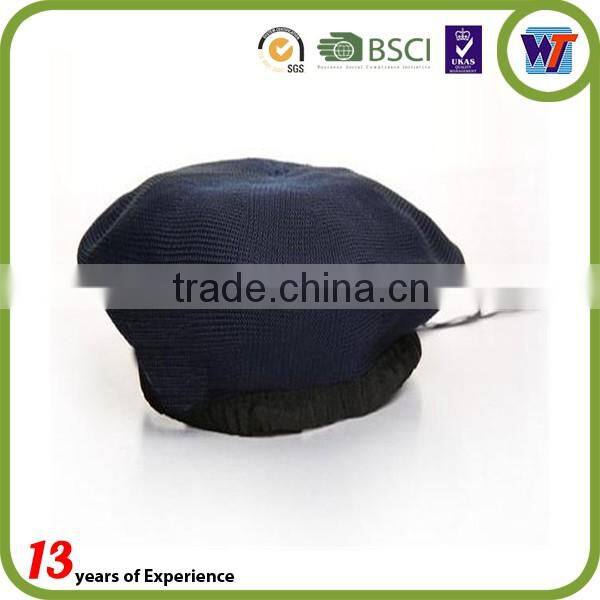 Summer fashion style beret caps black mesh eyelet ladies beret hat