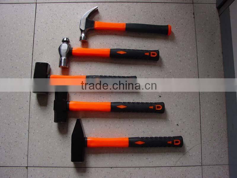Forging hammer with fiberglass handle
