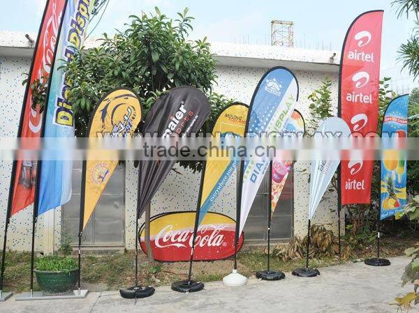 Expo Advertising Double Sided Full Color Flag Banner