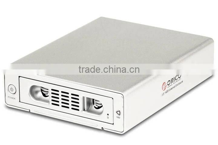 aluminum 3.5'' external hdd drive case with Firewire Interface,designed for MAC users