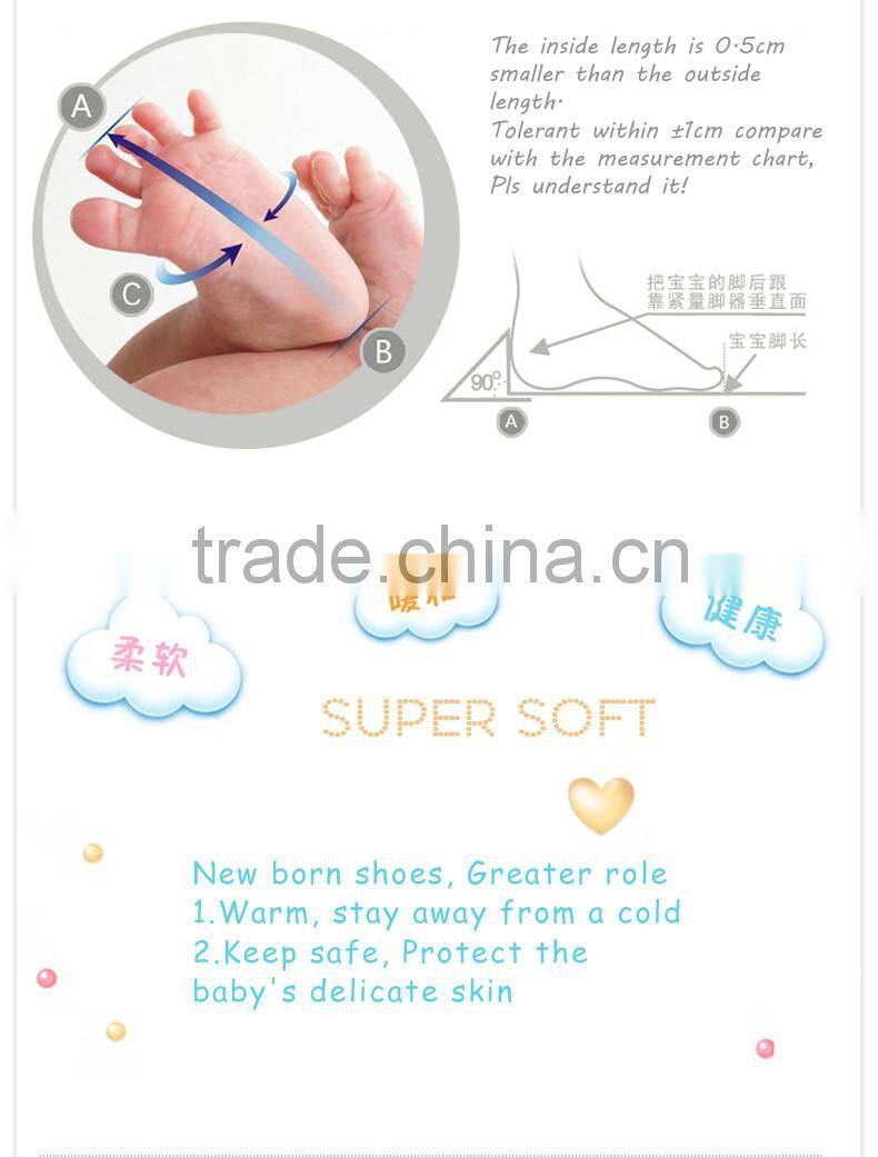 Newborn baby toddler shoes with soft sole yellow rabbit