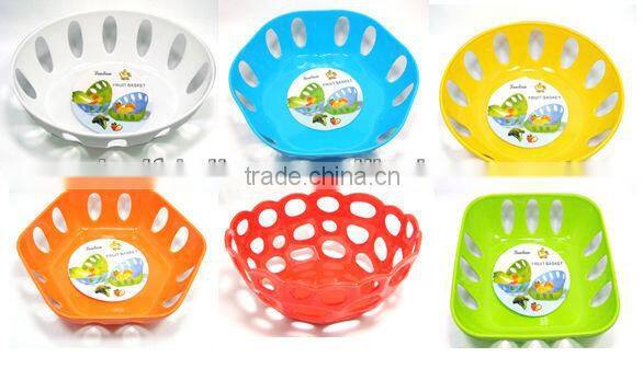 Fruit Plastic Basket Light Duty/Kitchen Storage Basket