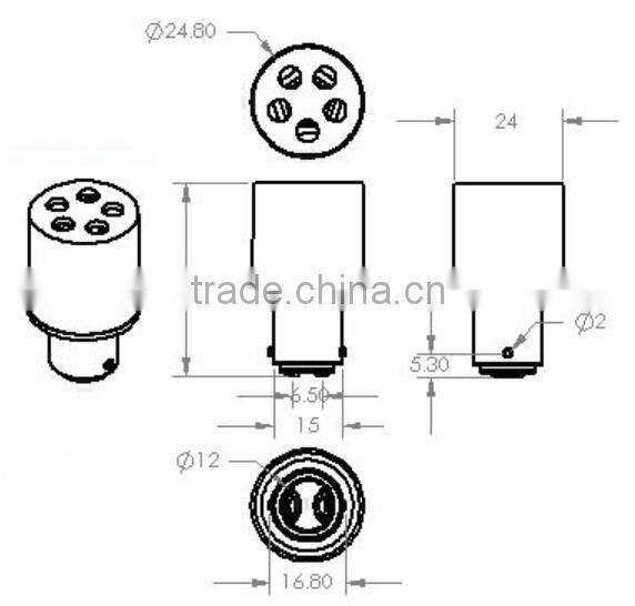 Indicator E17 T25-10LED LED Bulb