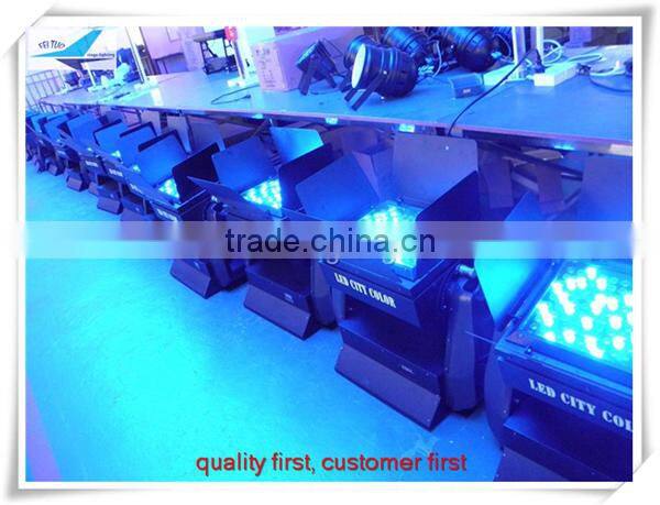 IP65 144*3w rgbw led city color, city color cosmetics