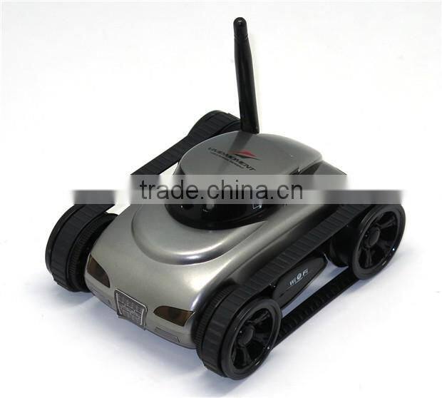 Mini i-Spy 4CH RC Tank WiFi FTV Car Android/IOS Controled WiFi Camera Remote Control Tank