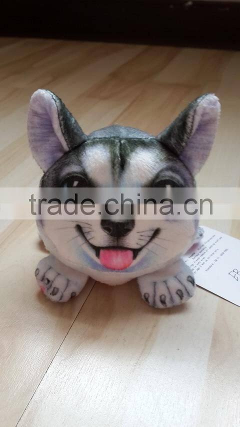 promotional gift plush toy owl with beans 3 D printing plush owl earthbag small size stuffed plush earthbag with beans
