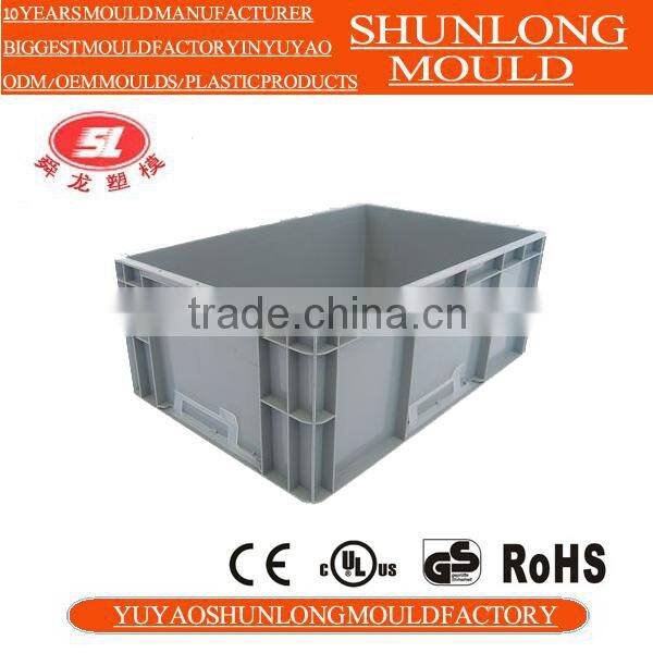 Yuyao Shunlong high quality HDPE/PP stackable plastic box mould