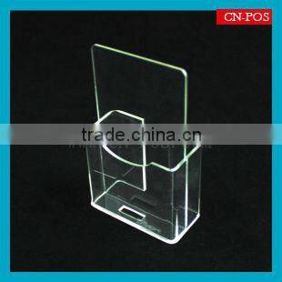 transparent acrylic postcard holder for displaying