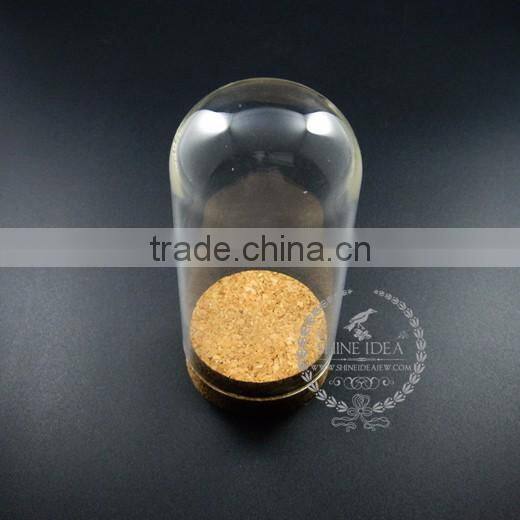 6.5*12cm DIY glass dome air plant planter glass terrarium flower arrangement indoor gradening greenhouse home decoration 0100050