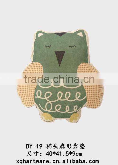 New Hot Products Loving Animal Nature Linen material Custom Printed Seat Cushion Pillow