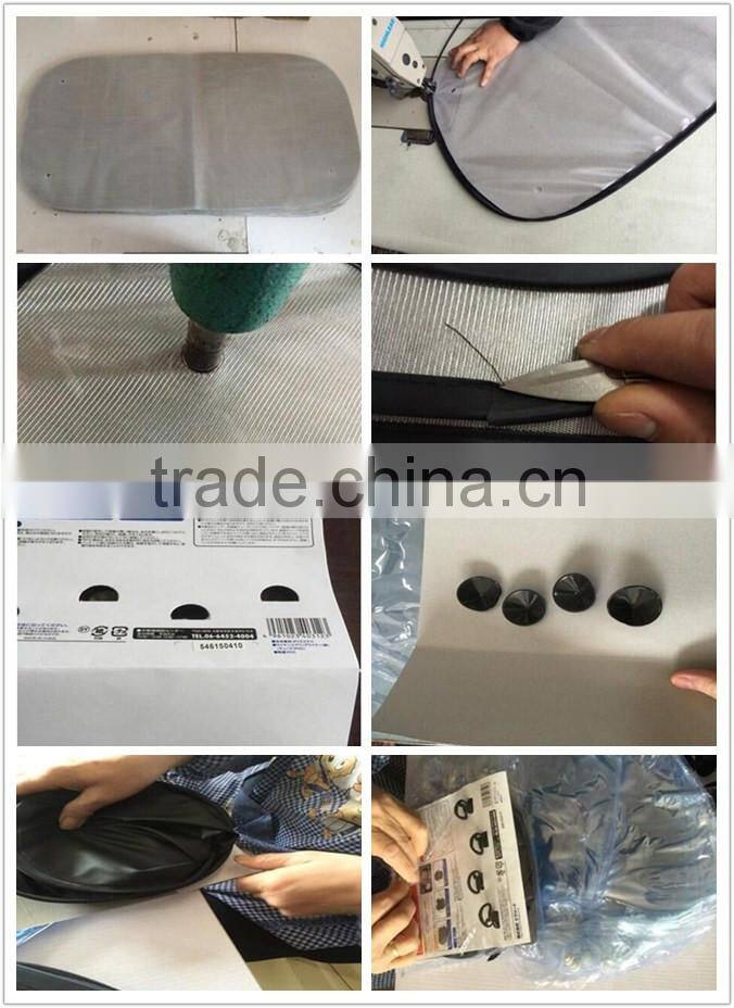nylon mesh sunshade foldable car sunshade promotional mesh fabric sunshade