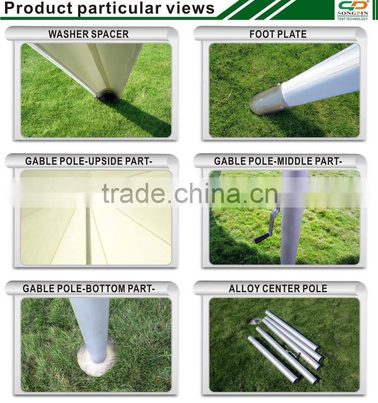 Hot sale 8m yellow outdoor party event star shape garden sauna tent