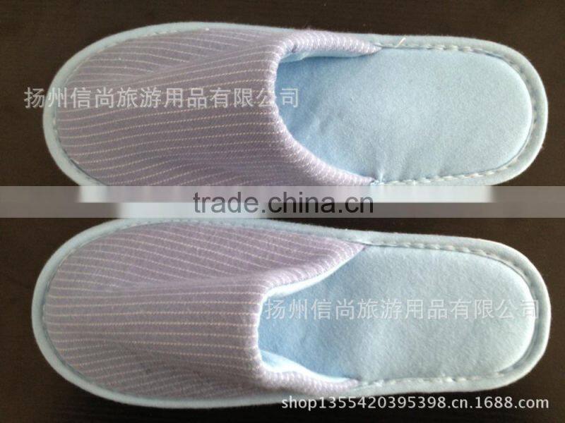 poly terry washable open toe slipper for Radission hotel, l,luxury, softable
