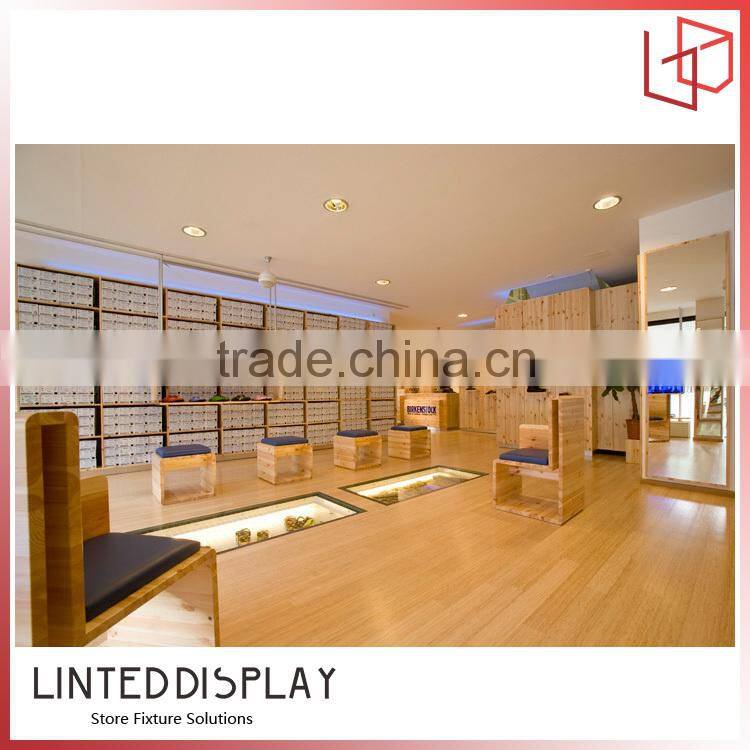 Well-know brand shoes racks for fashion ladies high heel shoes with lights