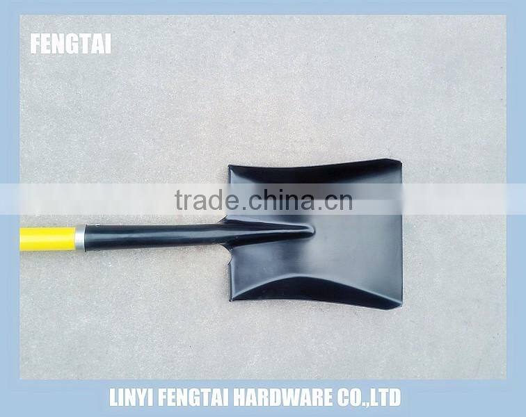 Plastic Grip Round Short Fiberglass Handle Shovel