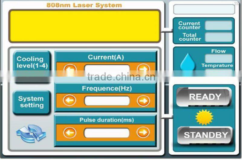 big spot 12 bars hair removal machine 808nm 720w laser diode