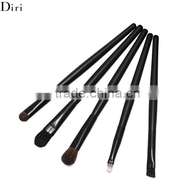 Black 5pcs portablel makeup use eyebrow brush
