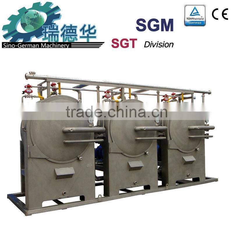 Equipment for the production of modified starch of cassava starch