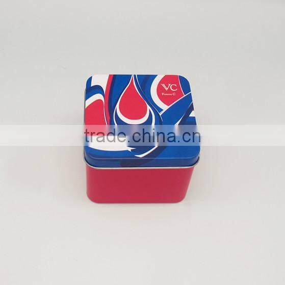 Promotion excellent chocolate candy square tin box wholesale with ISO certified