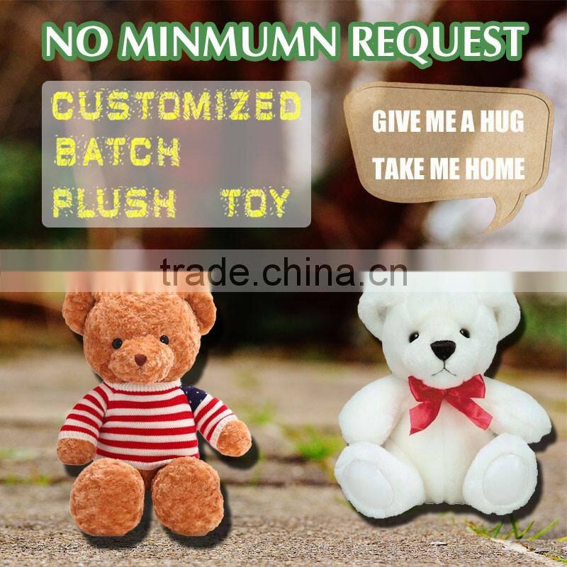 Good quality cute custom animal soft plush toy for baby gifts
