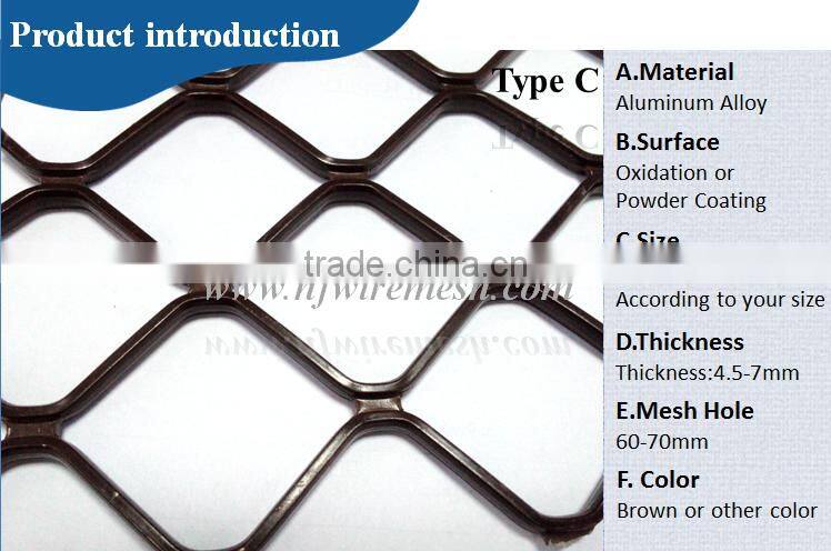 Aluminum Expanded Metal Wire Mesh/Aluminum Mesh for Window(Guangzhou Factory)