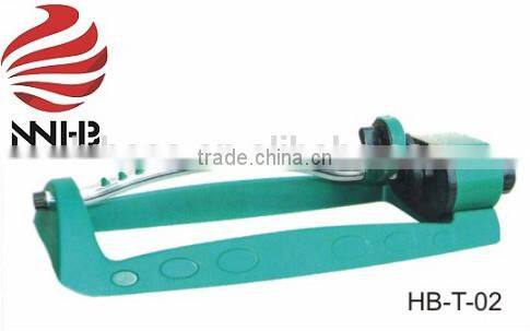 New design 18 holes plastic oscillating sprinkler