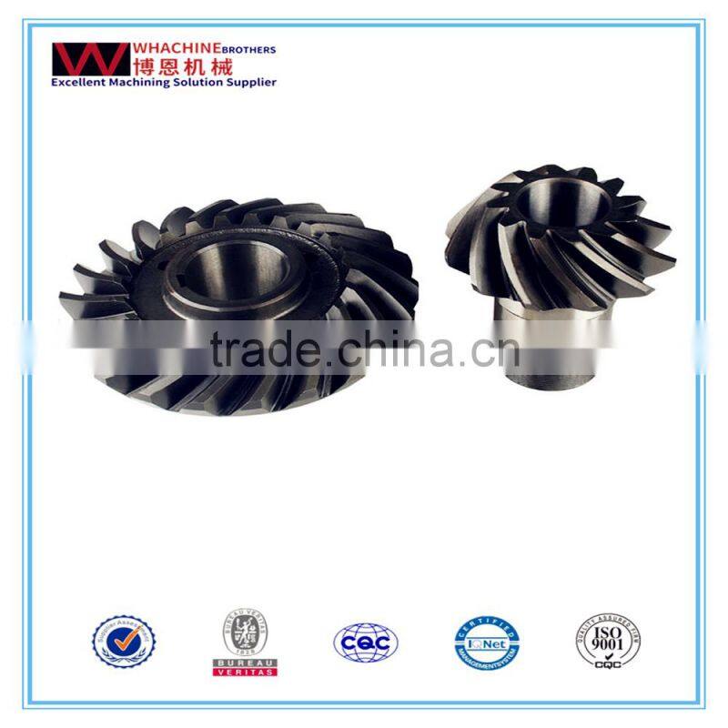 New promotion crown wheel and pinion gear for cartruck tricycle made by whachinebrothers ltd