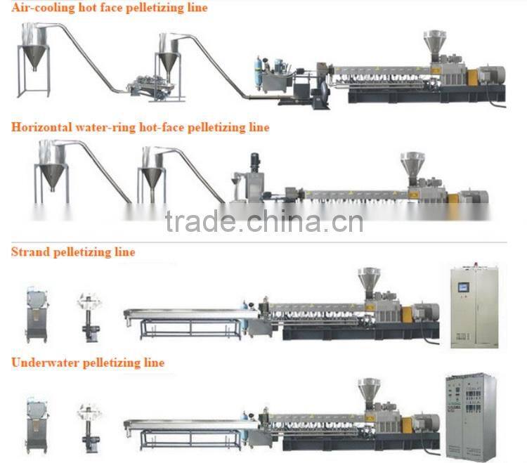 Non woven fabric filler compounding master batch extruder machinery