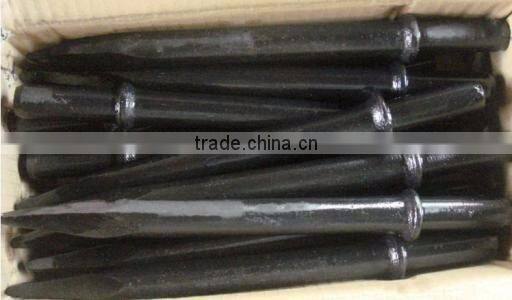Drill rod for air pick hammer and hand hold rock drill