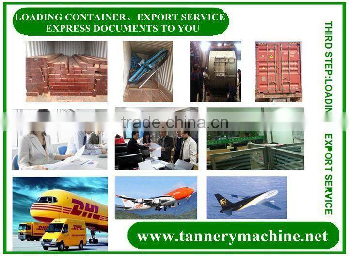 leather process goat skin tanning drum