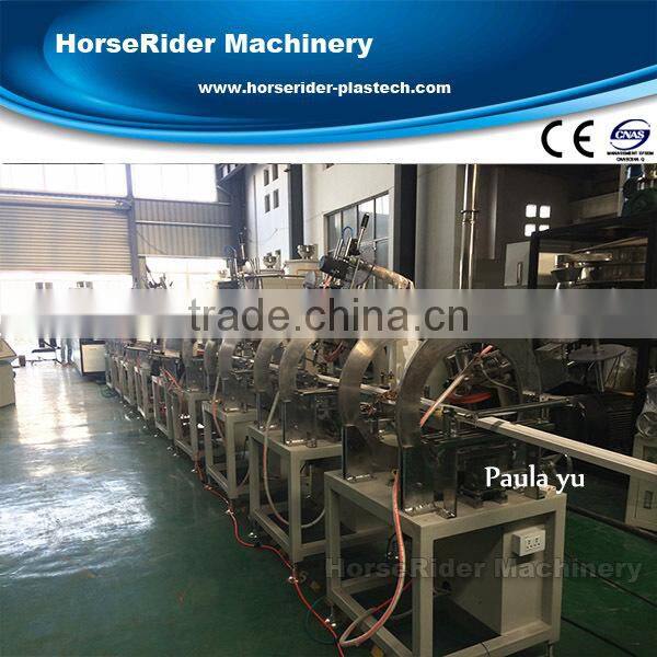 pvc profile extrusion line/extrusion line for pvc cable trunks production
