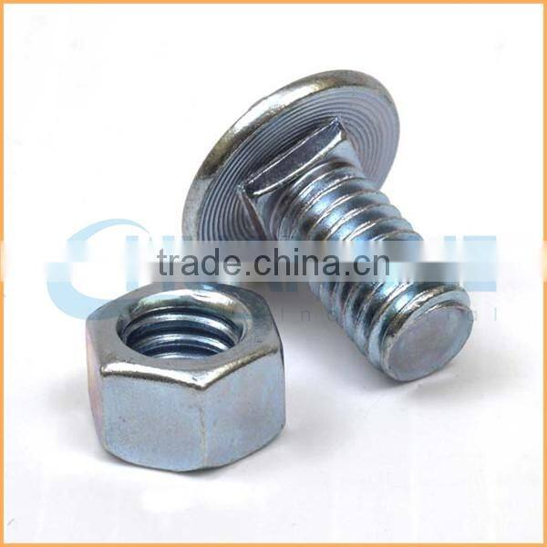 Quality manufacturers supply carriage bolts hexagon flange nuts