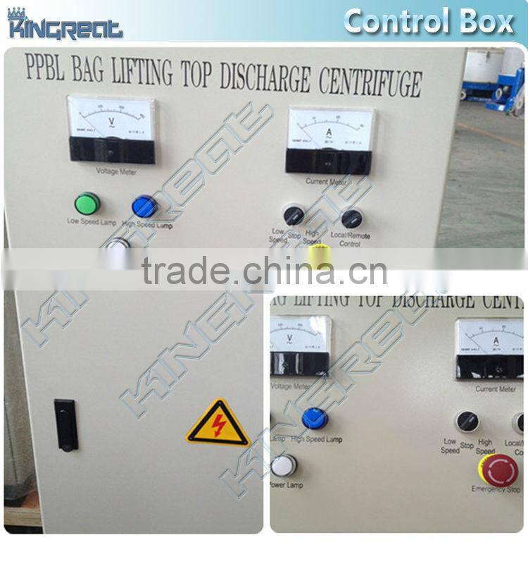 High Performance Filter Bag Centrifuge Basket Type