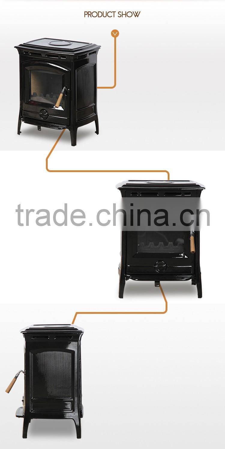 New wood hearth type indoor stoves wood burning fireplace used to house warming at low degree