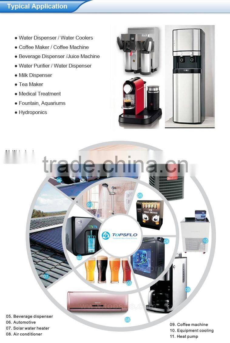 high temperature 100 Celsius FDA pumps in juice machine,drinking maker,pumps in water planting