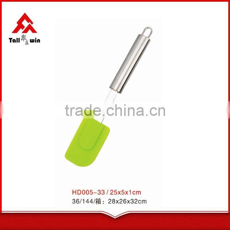 New design silicone spatula with stainless steel handle