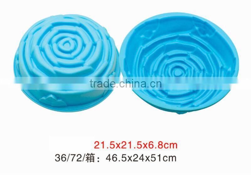 Easy to use silicone cake baking pan