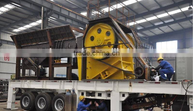 2017 50% discount China Supplier mobile crushing plant, mobile stone crusher for sale