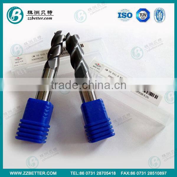 square ended milling cutter