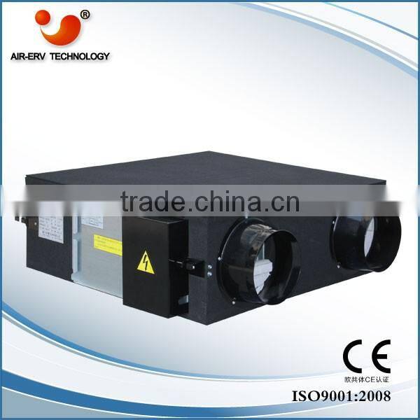 200 M3/H air volume Plate Sensible heat exchanger with Direct-current and 5-speed switch without LCD control or Bypass system