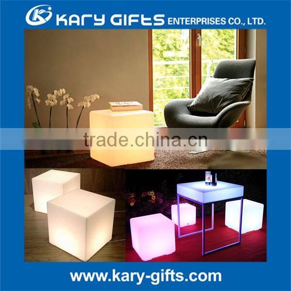 Fantastic High Quality Customized plastic led Bar Foot Stool