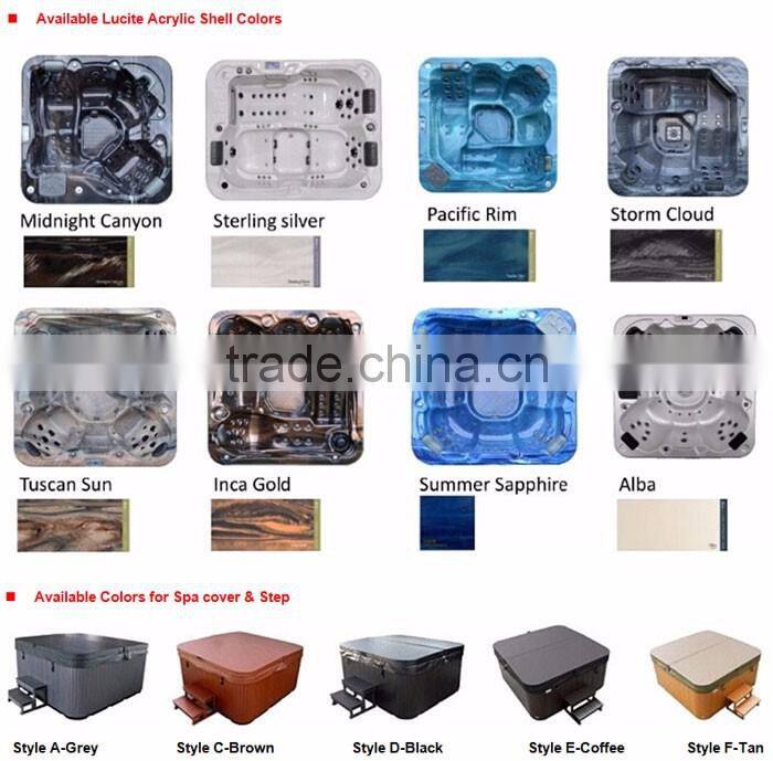 L511 New Garden Multi-functional Balboa Spa 2 3 person hot tub with CE & SAA certificate