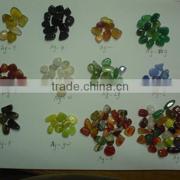 Natural Multicolor agate beads on sale