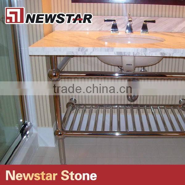 Hotel metal steel bathroom vanity