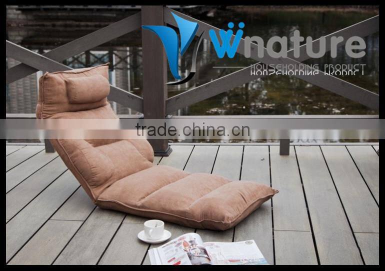 fashion creative suede leisure sofa, high seat leisure sofa chair, leisure modern floor sofa seating