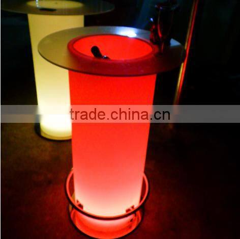 HUAJUN Hot Sales LED bar furniture/ PE material / waterproof LED bar table