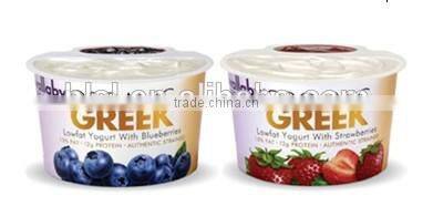 OEM IML pp plastic yogurt packaging cups