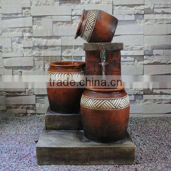 Resin Unique Yard Water Fountains