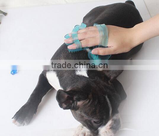 CY109 Wholesale Dog Bath Gloves Pet Massage Brush Pet Grooming Brush