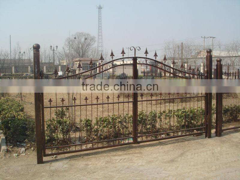 antique decorative wrought iron gates